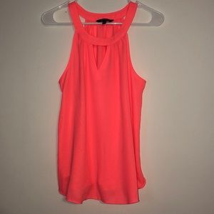 Hot pink, flowing top